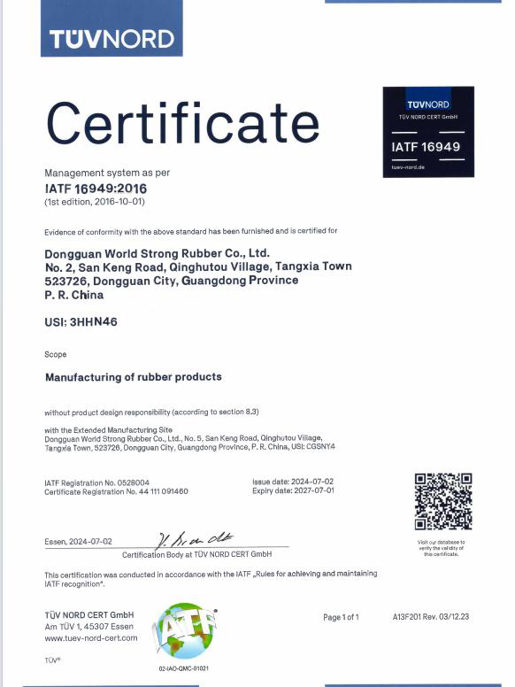ISO 9001 certificate