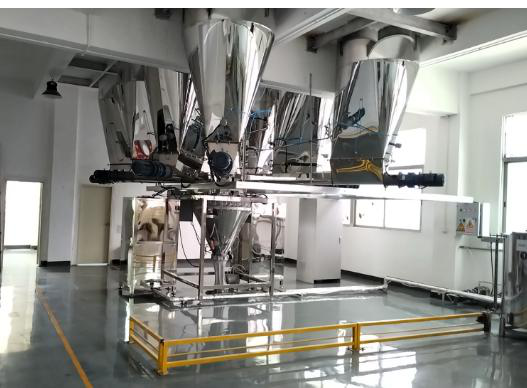 Rubber mixing room — automatic mixing
