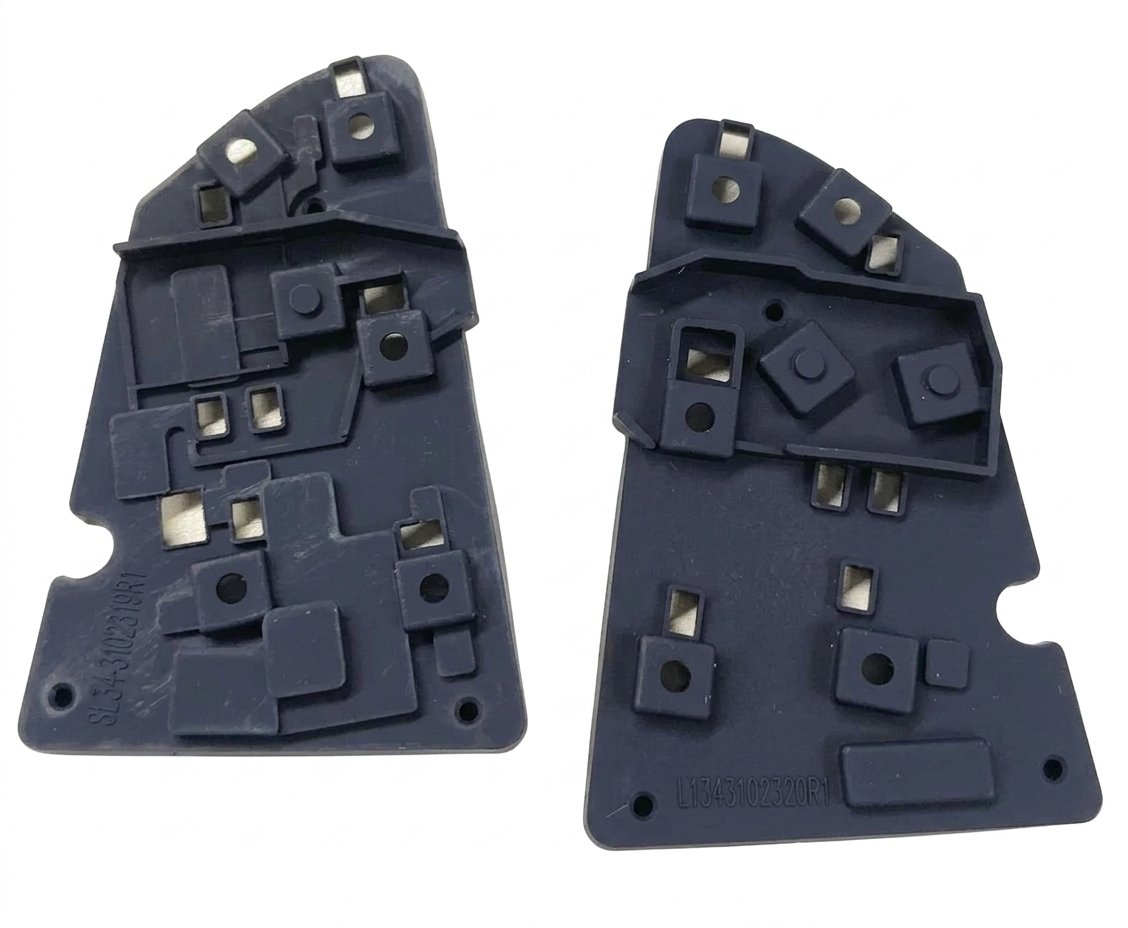 Silicone rubber button