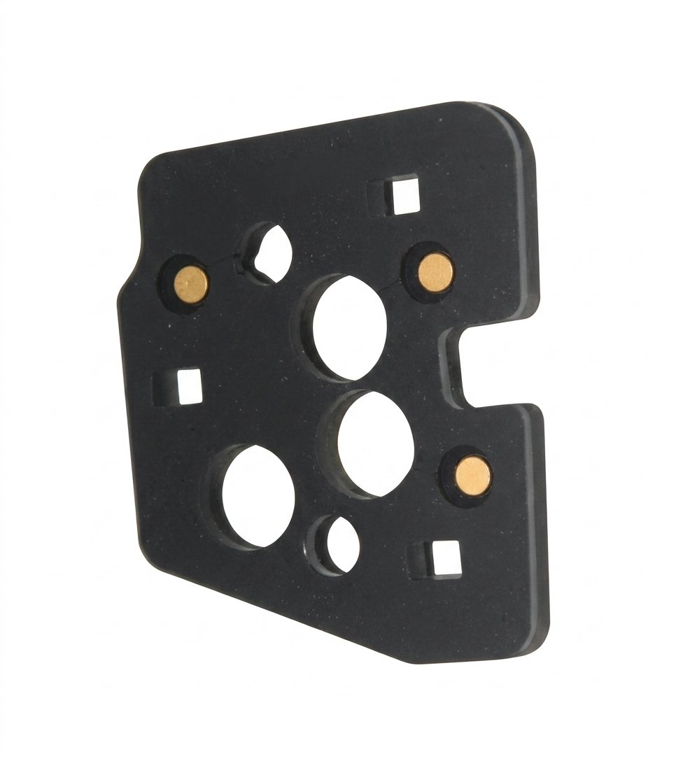 Silicone rubber button