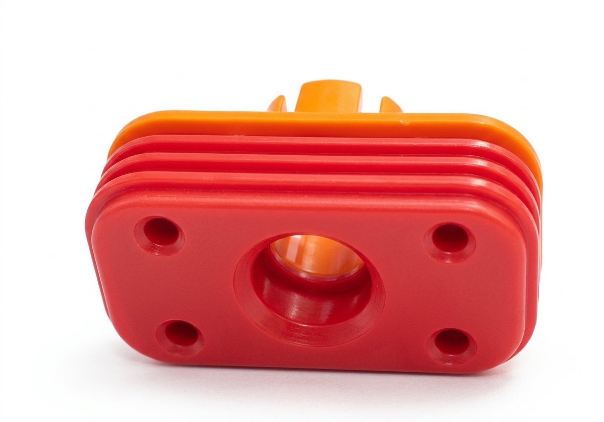 LSR overmolded plastic part